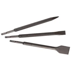 Metabo 3 Pièces De Burins SDS-Plus 1 Pointu 1 Plat