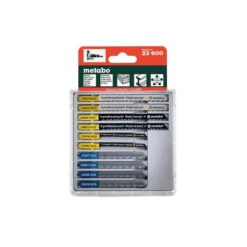 Metabo Assortiment De Lames De Scie Sauteuse Bois Métal Plastiques 10 Pièces