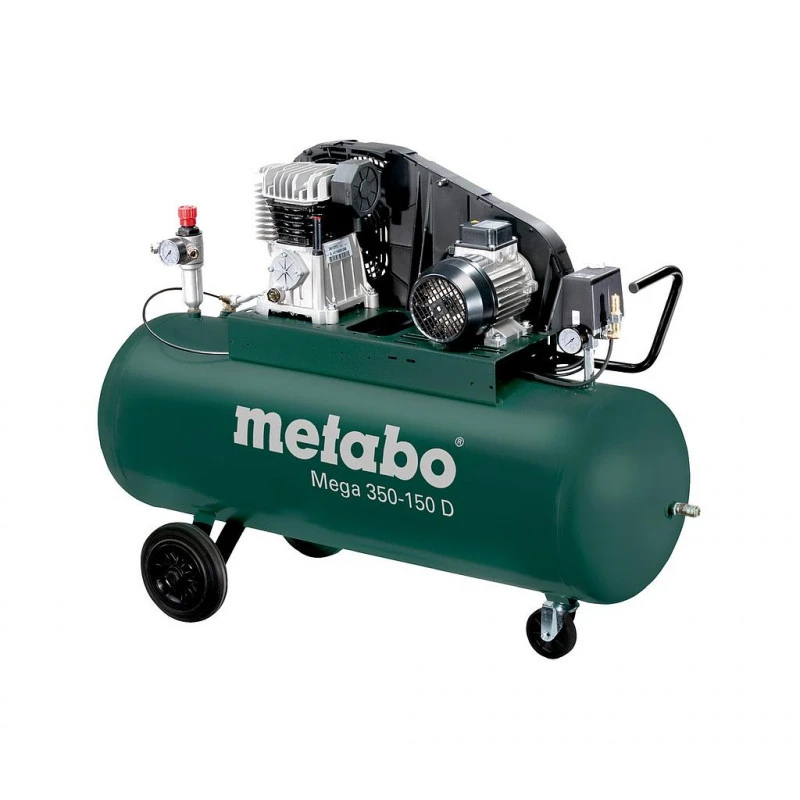 Metabo Compresseur 150L 2.2 KW 10 Bar Mega 350-150 D 1 Metabo Compresseur 150L 2.2 KW 10 Bar Mega 350-150 D