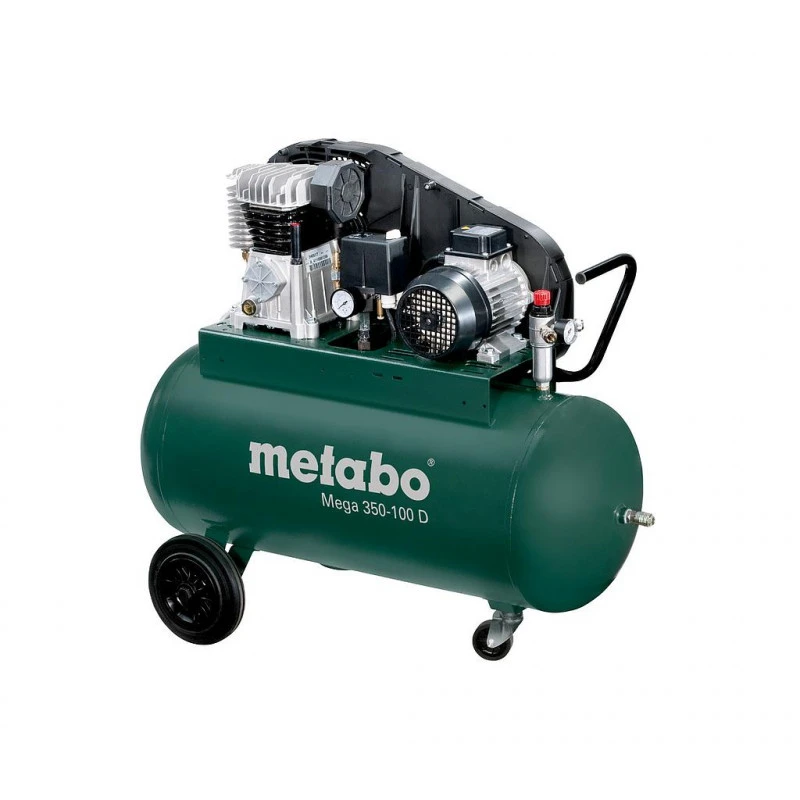 Metabo Compresseur 90L 2.2 KW 10 Bar Mega 350-100 D 1 Metabo Compresseur 90L 2.2 KW 10 Bar Mega 350-100 D