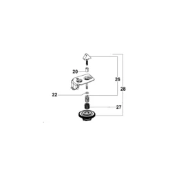 Metabo 316039750 Débrayage De Sécurité Avec Arrêtoir