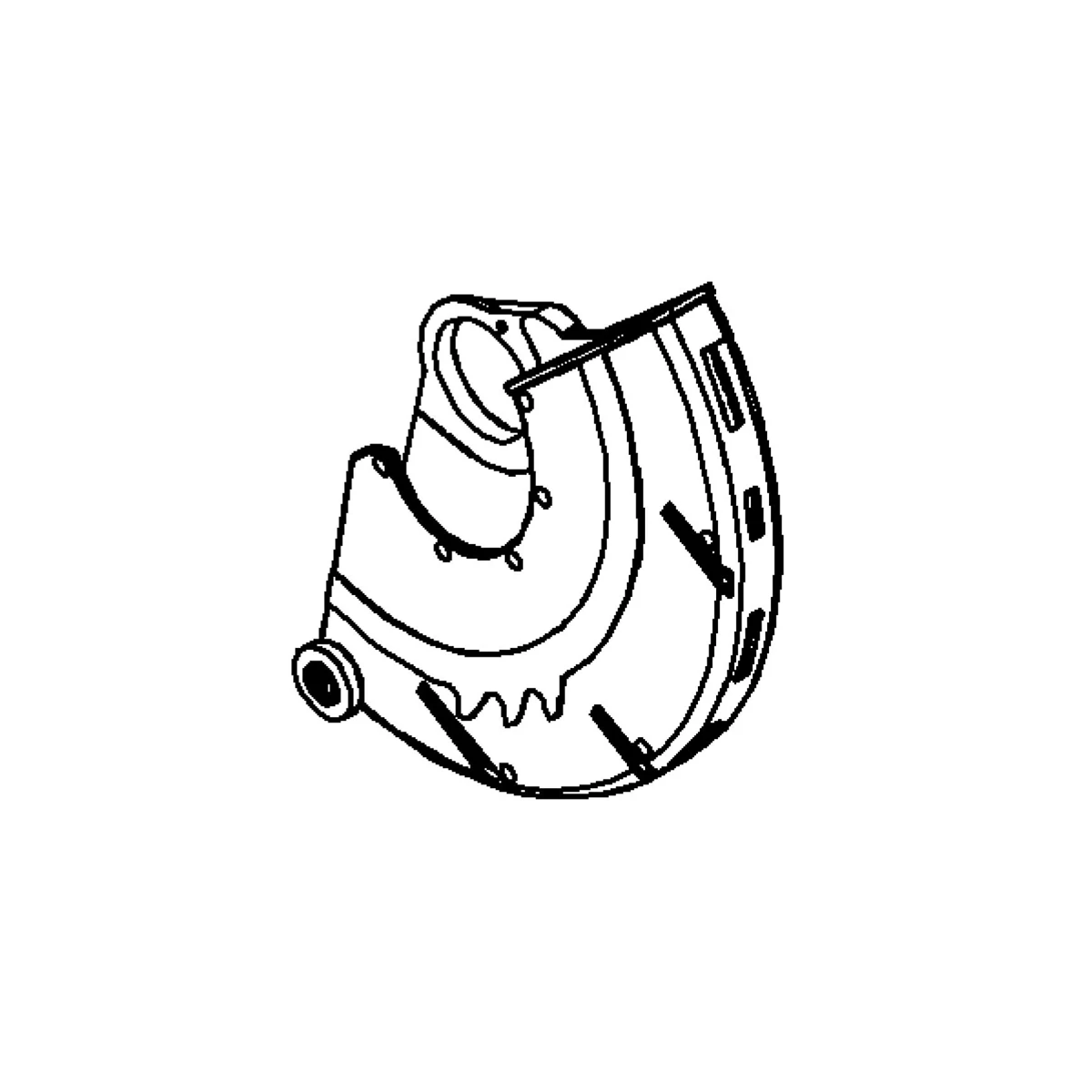 Metabo Carter Pendulaire De Protection De Lame De Scie KGS254PLUS & KGS254IPLUS (1010737202) 1 Metabo Carter Pendulaire De Protection De Lame De Scie KGS254PLUS & KGS254IPLUS (1010737202)