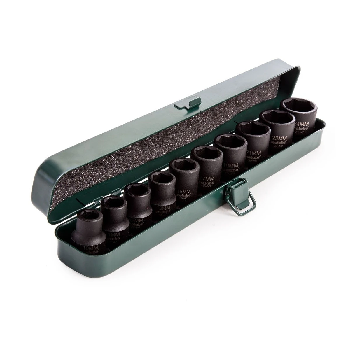 Metabo Jeu De 10 Douilles 1/2" Pour Boulonneuse à Chocs (628831000) 2 Metabo Jeu De 10 Douilles 1/2" Pour Boulonneuse à Chocs (628831000) – Image 2