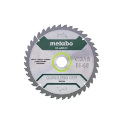 Metabo Lame De Scie Circulaire BOIS ø216x30 40Dts (628065000)