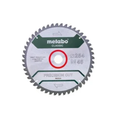 Metabo Lame De Scie Circulaire Bois ø254x30x2.4 48Dts Precision Cut (628061000)