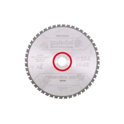 Metabo Lame De Scie Circulaire ø254x30x2.4 48Dts Bois Precision Cut Professional (628221000)