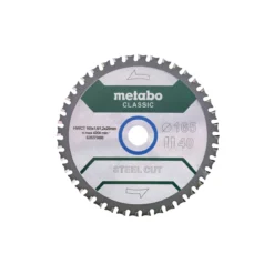 Metabo Lame De Scie Métal ø165x20 40Dts « STEEL CUT - CLASSIC » (628273000)