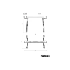 Metabo Set De Support De Travail MAB 82 (626990000) -Metabo metabo set de support de travail mab 82 626990000 8