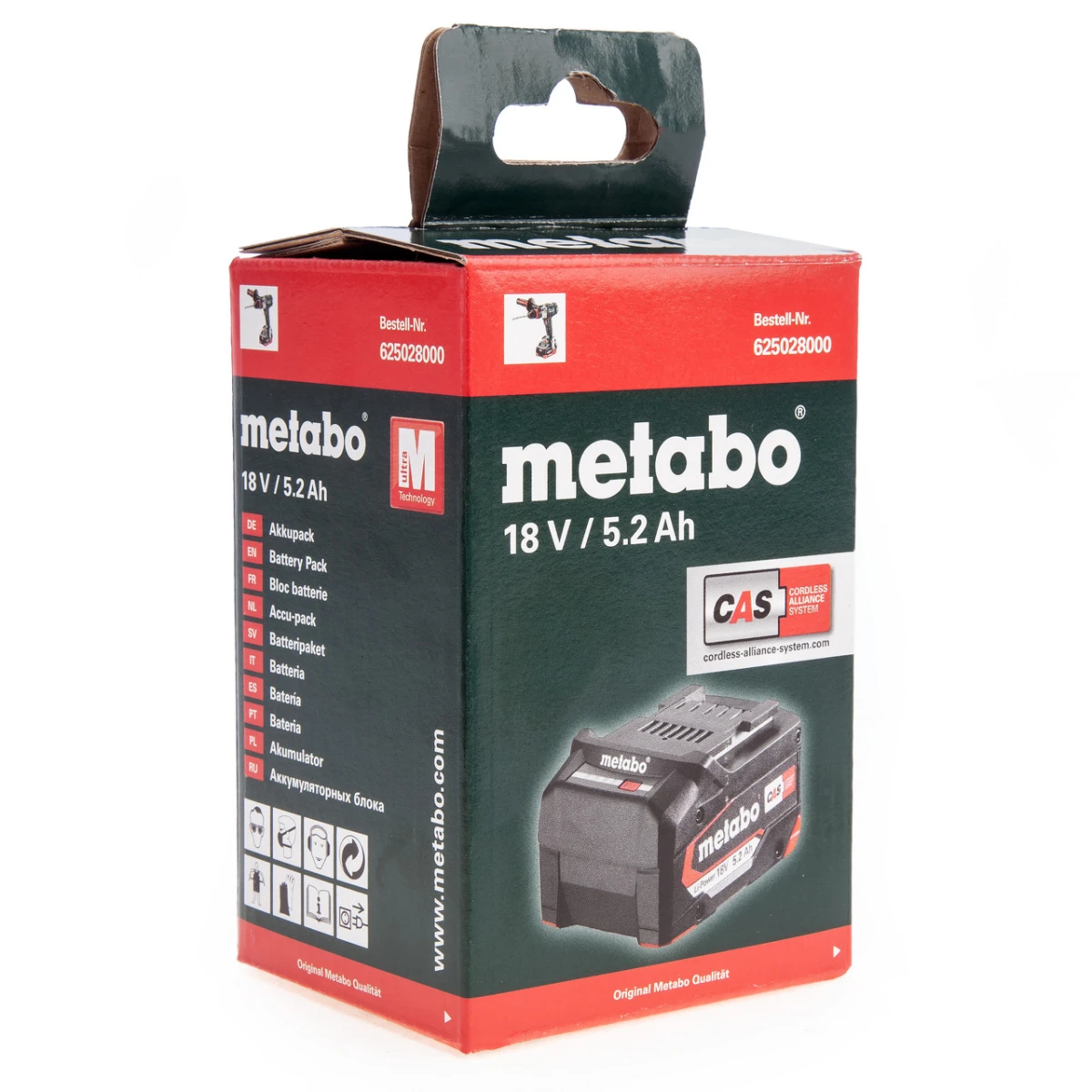 Metabo Set De X6 Batteries 18V 5.2Ah Li-ion Li-power Avec Témoin De Charge (625152000) 5 Metabo Set De X6 Batteries 18V 5.2Ah Li-ion Li-power Avec Témoin De Charge (625152000) – Image 5