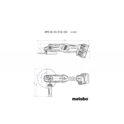 Metabo Meuleuse D'angle 18V 230mm CoffretWPB 36-18 LTX BL 230 9 Metabo Meuleuse D'angle 18V 230mm CoffretWPB 36-18 LTX BL 230 -Metabo meuleuse d angle 18v 230mm coffretwpb 36 18 ltx bl 230 metabo 4