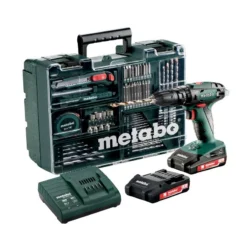Metabo Perceuse Percussion Batterie 18V 2Ah Li-Ion Set D'accessoires SB 18 L