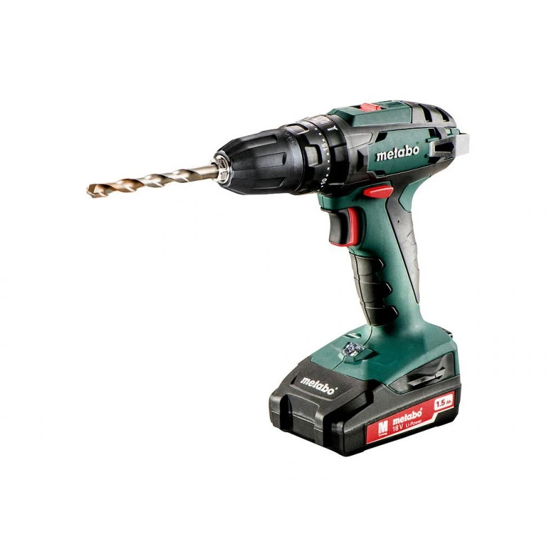 Metabo Perceuse Percussion Sans Fil 18V 2x15 Ah Li-Ion 24/48 Nm Coffret SB 18 1 Metabo Perceuse Percussion Sans Fil 18V 2x15 Ah Li-Ion 24/48 Nm Coffret SB 18