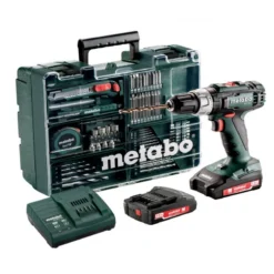 Metabo Perceuse Visseuse à Batterie 18V 2Ah Li-Ion BS 18 L SET
