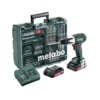 Metabo Perceuse Visseuse à Percussion 18V Avec Coffret De 79 Accessoires SB 1