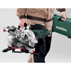 Scie à Onglets Radiale KGSV 216 M 1700W Lame 216x30mm Metabo -Metabo scie a onglets radiale kgsv 216 m 1700w lame 216x30mm metabo 2