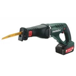 Metabo Scie Sabre à Batterie 2x18V 4Ah Li-Ion Course 30 Mm ASE 18 LTX